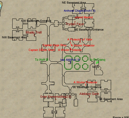 Halls of Honor Map